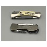 2 Pc Saber Singleblade Knife - 6 MultiTool Knives