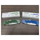 2 Lock Back Knives NIB