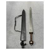 Fixed Blade Sword in Sheath