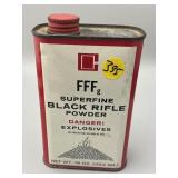 FFFG Super Fine Black Rifle Powder Partial