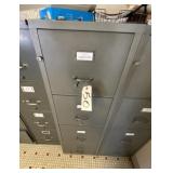 5-Drawer Fireproof Filing Cabinet 30"L x 17"W x