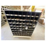 Metal Cabinet w/Brass & Stainless Steel Tubing
