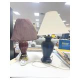 2 - Table Lamps w/Shades