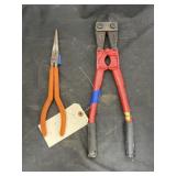 Bolt Cutters & Needle Nose Pliers