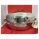 Large Stainless Steel Roasting Pan w/Rack