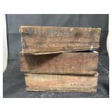 3 - Vintage Cheese Boxes