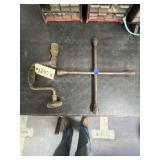 Vintage Hand Drill - 4-Way Tire Iron