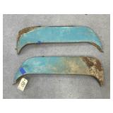 2 - Vintage Metal Car Body Parts