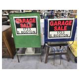 2 - Metal Yard Signs
