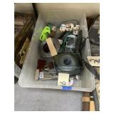 Hole Saws - C Clamps - Extension Cord - Light