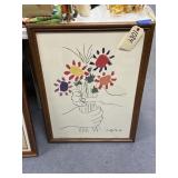 Framed Wall Art 2/14/58 22"x31"