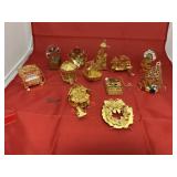 Set of Gold Toned Ornaments