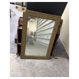 Framed Wall Mirror 26"x38"