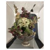 Faux Flowers in Vase