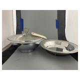 Chaffing Bowl w/Lid & Plate