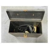 Metal File Box w/Jumper Cables