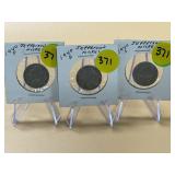 1940 P-D-S Jefferson Nickels