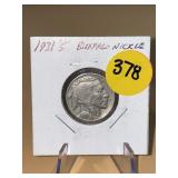 1931-S Buffalo Nickel Very Fine
