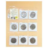 Full Set of Eisenhower Dollar Coins 1971-1978