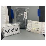 Satin Sleep Set - Scrunchie - Mask - Towel