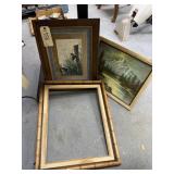 3 Pcs - Assorted Framed Pics 16'x20' & 22'x19'