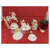 6 Pcs - Ornaments - Music Box - Night Light