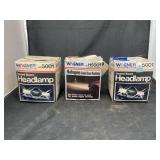 3 Pcs - Wagner Halogen Headlamps