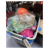 Fall & Easter Dï¿½cor in Plastic Bin
