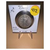 1918-S Walking Liberty Half Dollar 90% Silver