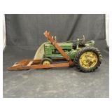 Vintage Metal Toy Tractor
