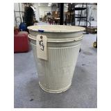 2 Metal Trash Cans