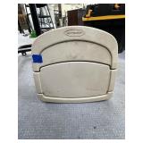 Plastic Wall Mount Hose Hanger w/Storage