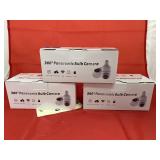 3 Pcs - Panoramic Bulb Cameras NIB
