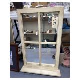 Framed Wall Mirror/Shelf 20'L x 33'