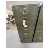 Shaw/Walker 4-Drawer File Cabinet w/3 Random Keys