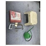 5 Pc - Hand Saw - Watering Can - Step Stool