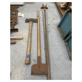 3 Pcs - Hoe - Scraper - Axe