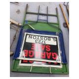 2 - Metal Yard Signs