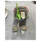 2 - Vintage Glass Jars - Watering Can & More