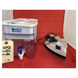 Steam & Dry Iron - Brita Water Dispenser