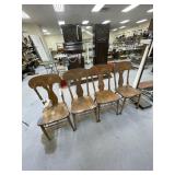 4 Pcs - Wooden Chairs