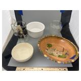 5 Pcs - Beer Mug - Bowls - Vase - Pottery Dish