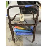 Vintage Cast Iron Double Harpoon Hay Fork