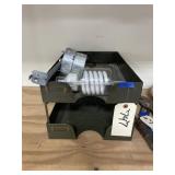 Elec Box - Light Bulb - In/Out Desk File Trays