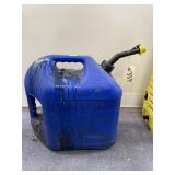 5 Gal Plastic Gas Jug w/Contents
