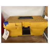Plastic Tool Box w/Assorted Hammers