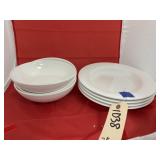 7 Pcs - Crate & Barrel Plates & Bowls