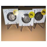 1941 P-D-S Jefferson Nickels All Very Fine