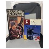 10 Pc Fondue Set & Texas Fajitas Sizzleware