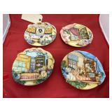 4 Pcs- Decorative Plates